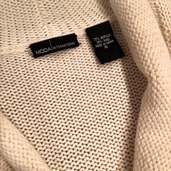 Moda International Cascading Cardigan S - Picture 4 of 6